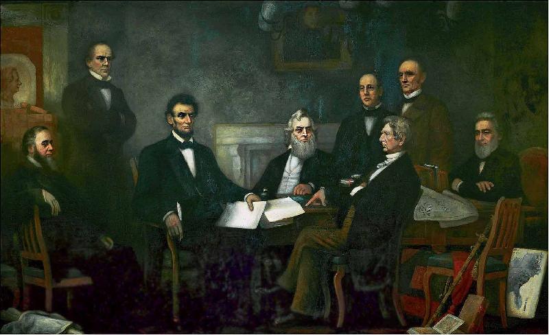 Francis B. Carpenter First Reading of the Emancipation Proclamation of President Lincoln